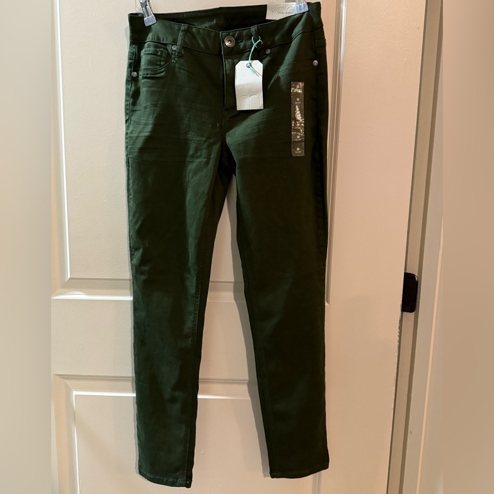 Maurice’s Dark Green Mid Rise Skinny Pants